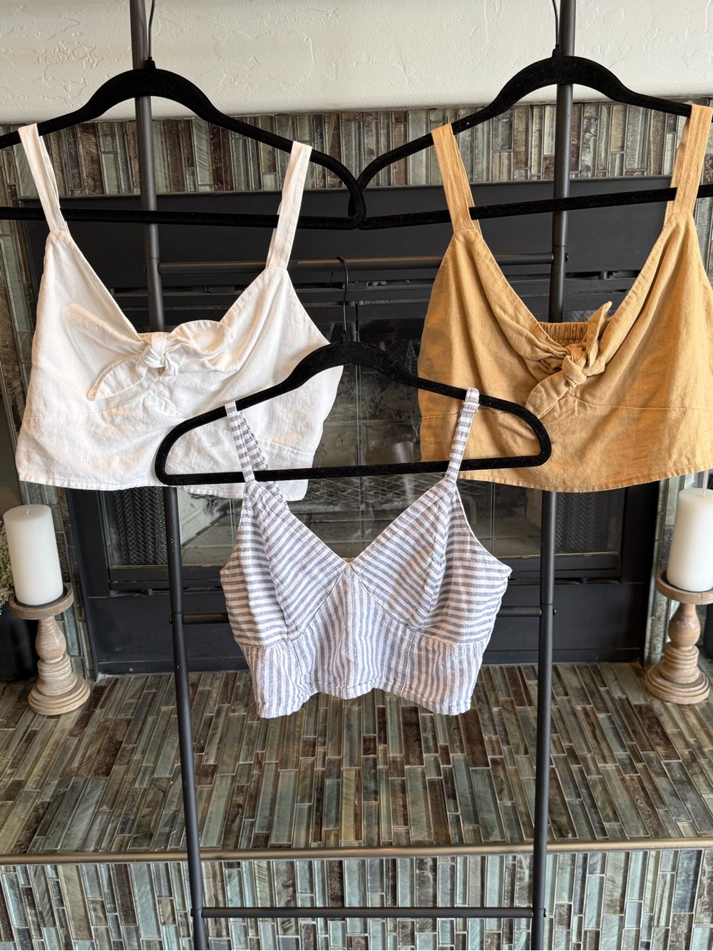 Universal Thread White Smocked Waist Top